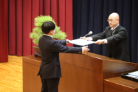 証書授与