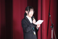 生徒会長挨拶